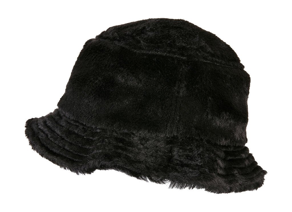 Bob Flexfit Fake Fur Bucket Hat noir