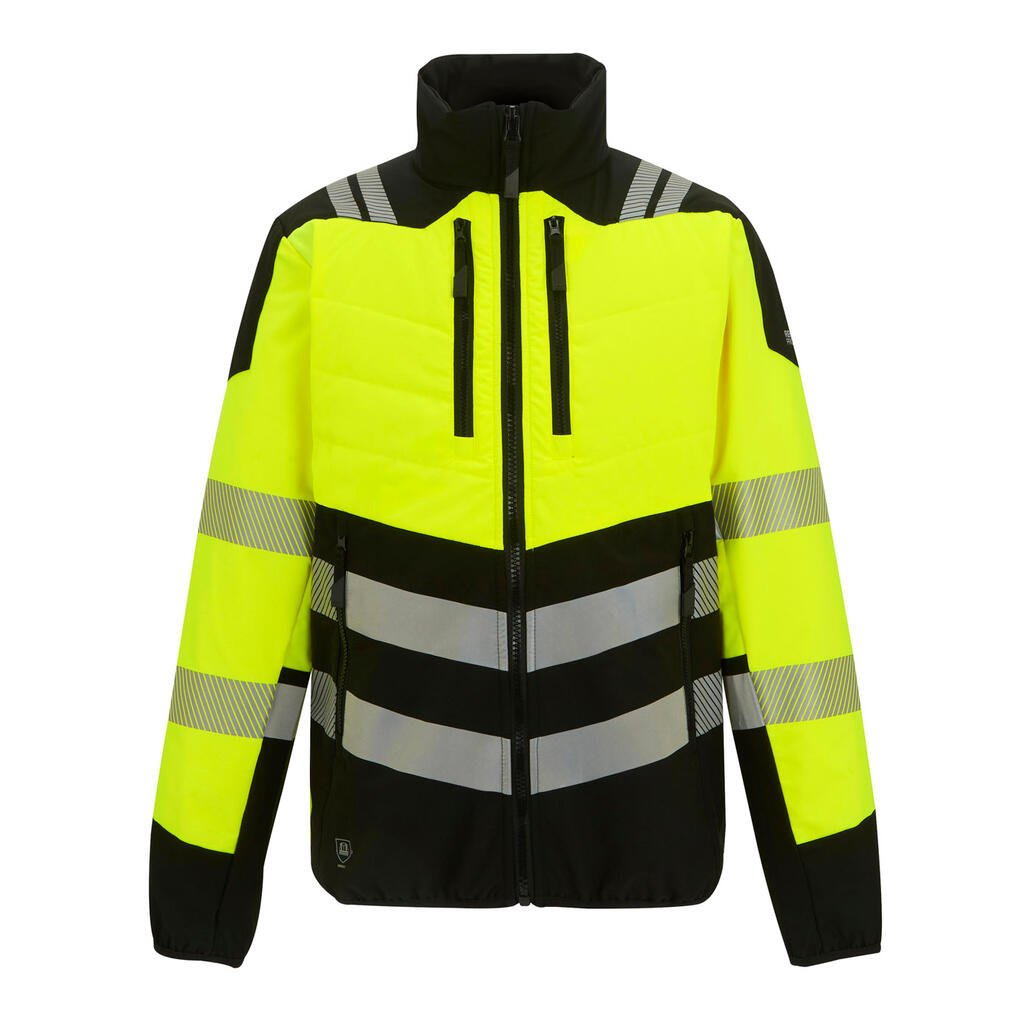 Vêtement haute visibilité Regatta Professional Hi-Vis X-Pro Hybrid noir / jaune