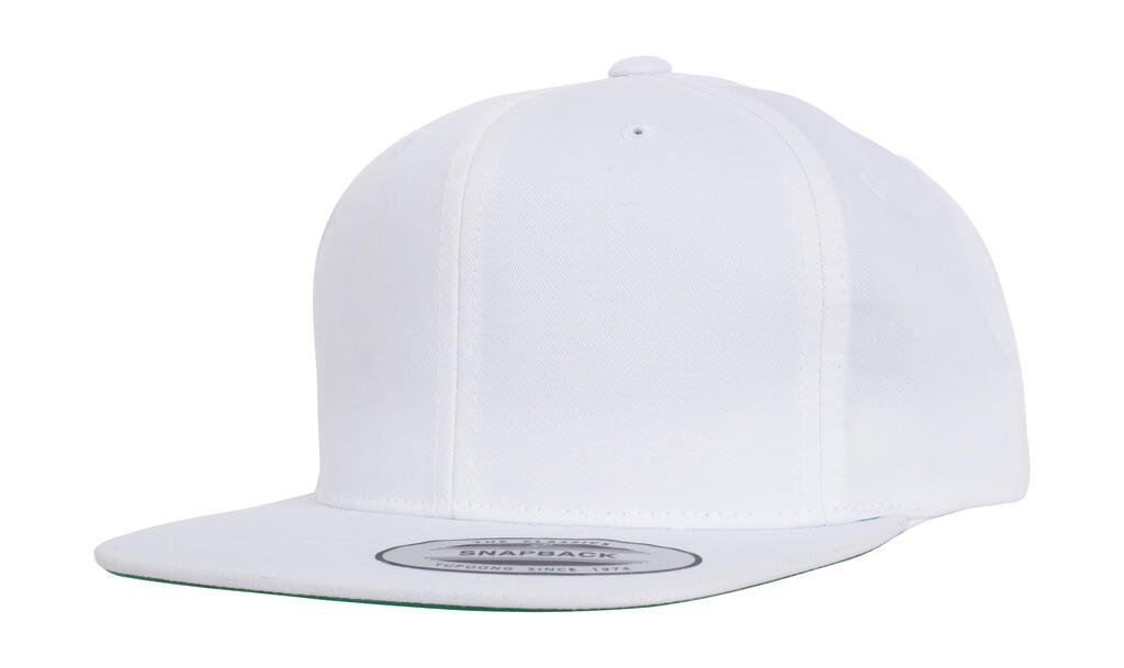 Casquette Flexfit Pro-Style Twill Snapback blanc