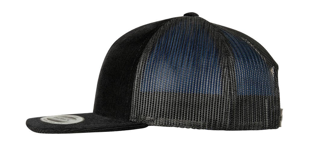 Casquette Flexfit Corduroy Retro Trucker noir