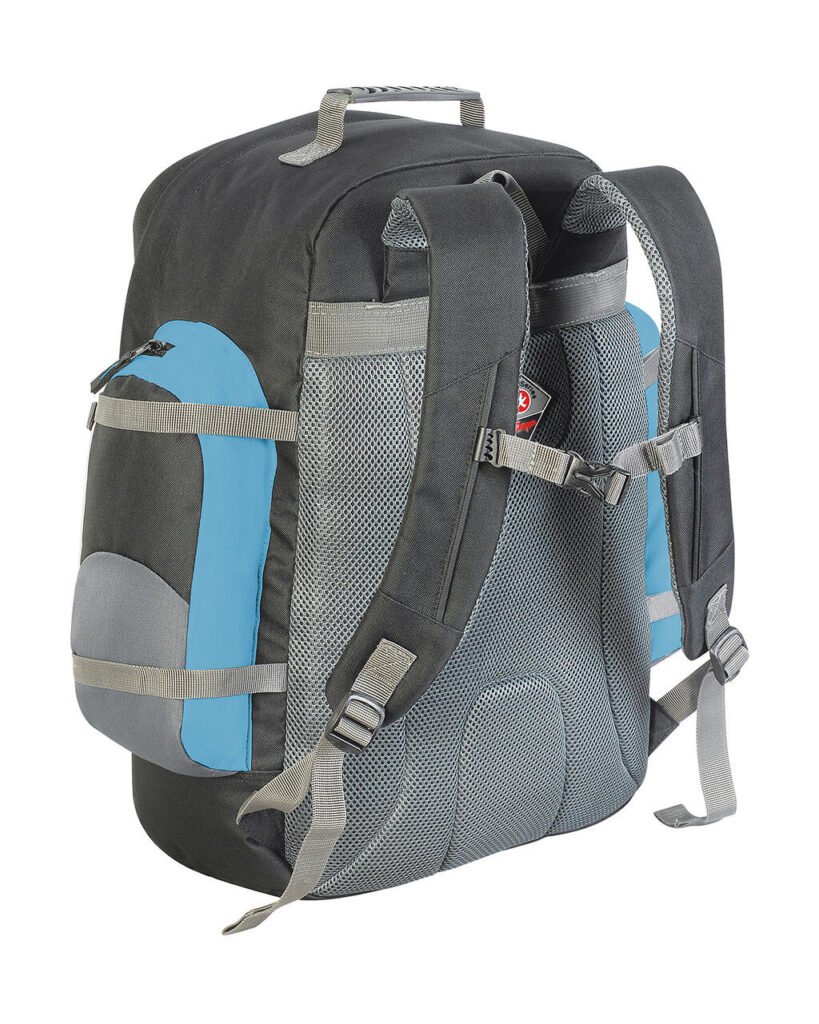 Sac Shugon Monte Rosa Classic Travel Rucksack gris foncé / noir / pétrole
