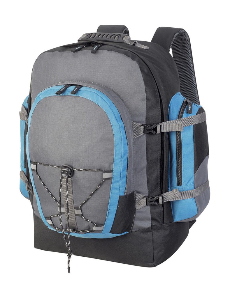 Sac Shugon Monte Rosa Classic Travel Rucksack gris foncé / noir / pétrole