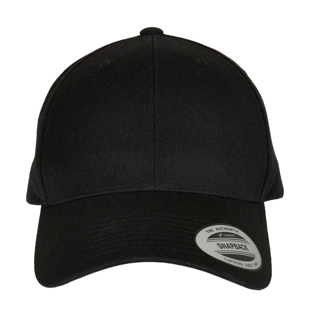 Flexfit Premium Curved Visor Snapback noir