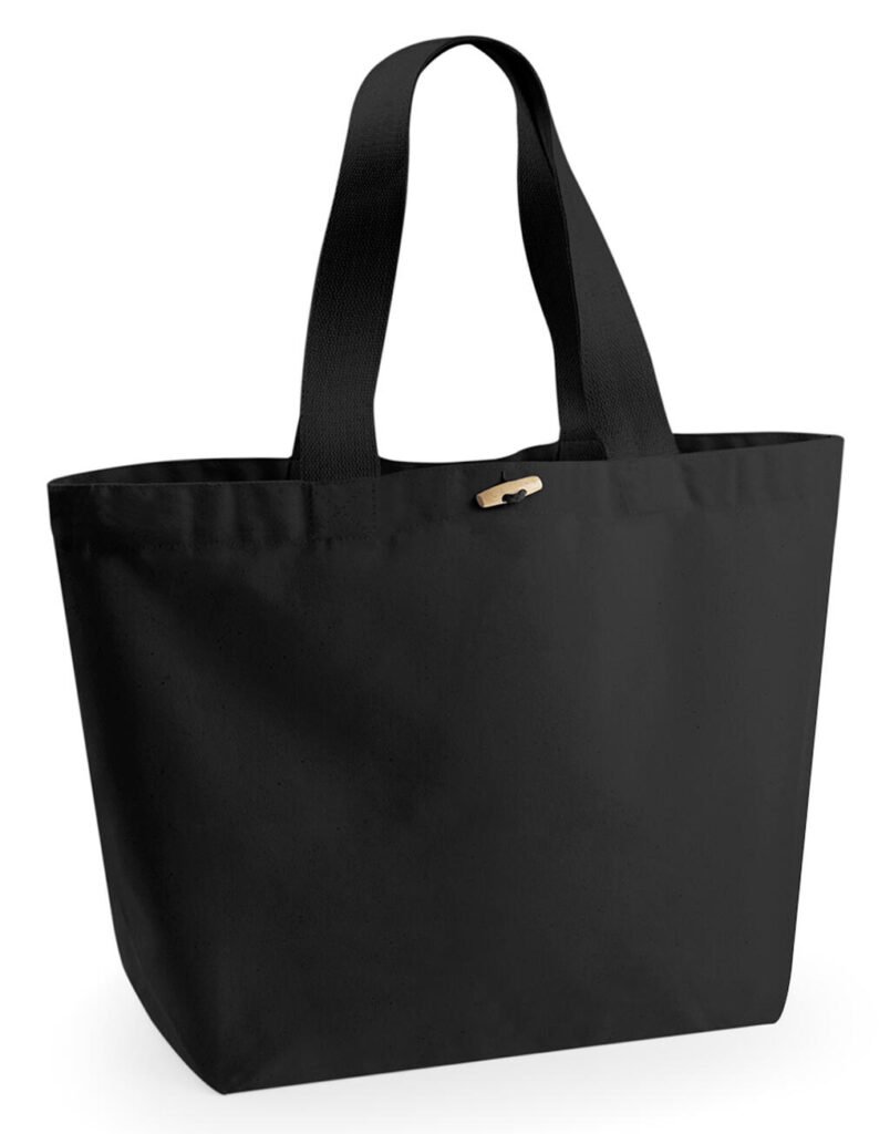 Tote bag Westford Mill EarthAware™ Organic Marina Tote XL noir