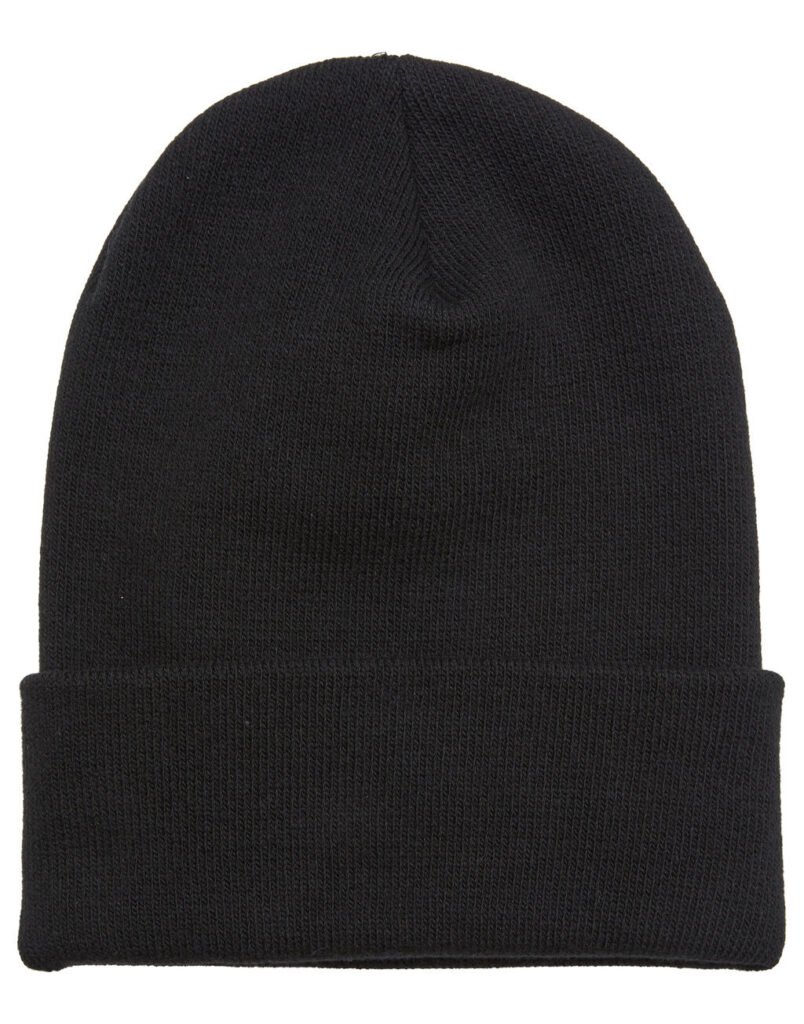 Bonnet Flexfit Heavyweight Organic Long noir