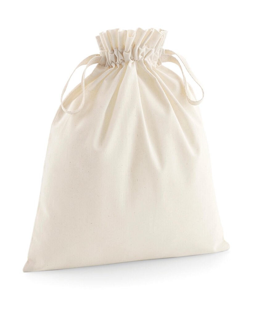 Sac de voyage Westford Mill Organic Cotton Drawcord naturel