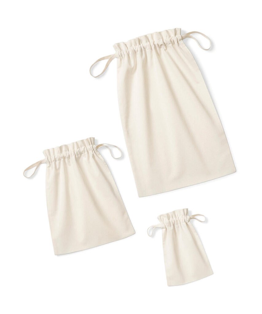 Sac de voyage Westford Mill Organic Cotton Drawcord naturel