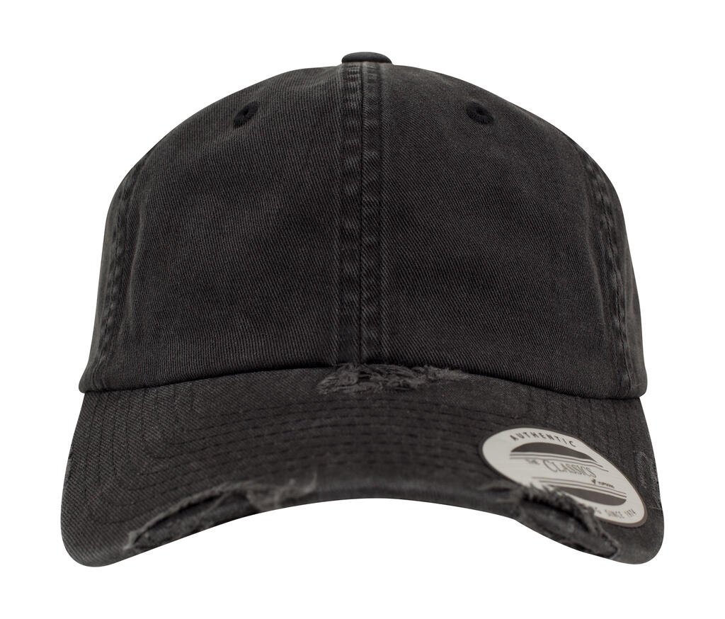 Casquette Flexfit Low Profile Destroyed noir