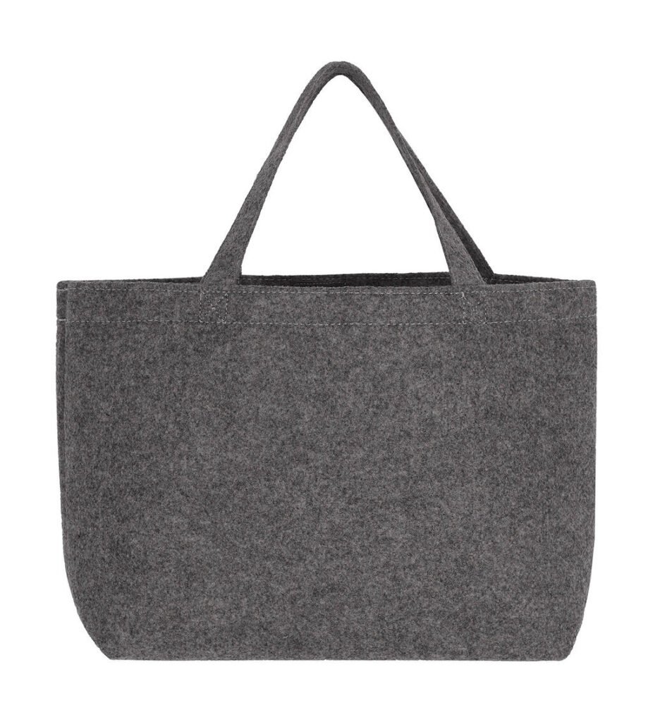 Tote bag SG Accessories - BAGS Small Felt Shopper gris chiné