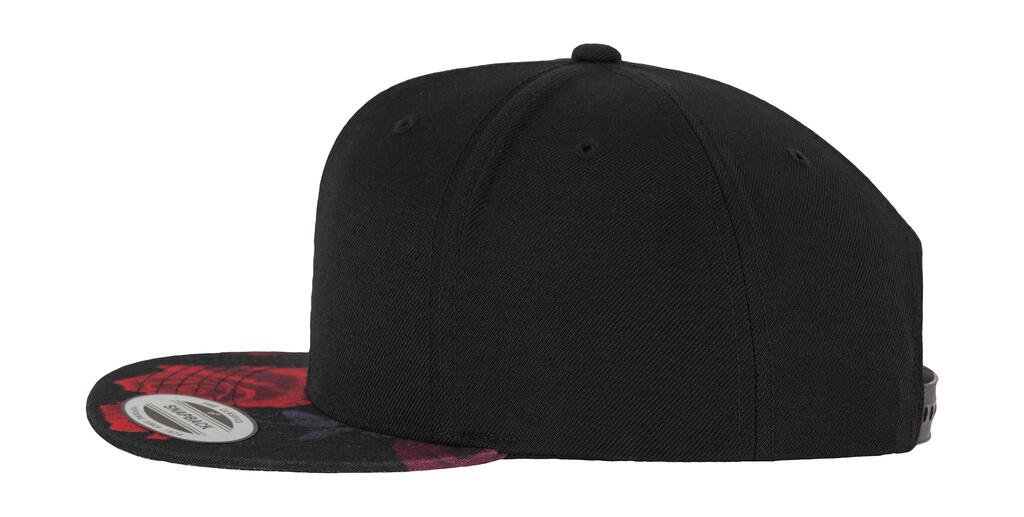 Casquette Flexfit Roses Snapback noir / rouge