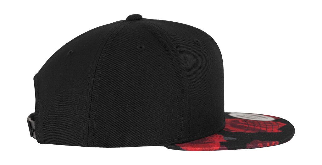 Casquette Flexfit Roses Snapback noir / rouge
