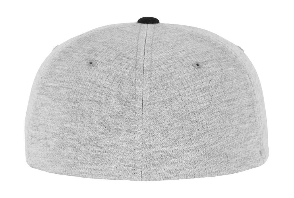 Casquette Flexfit Double Jersey 2-Tone gris / noir