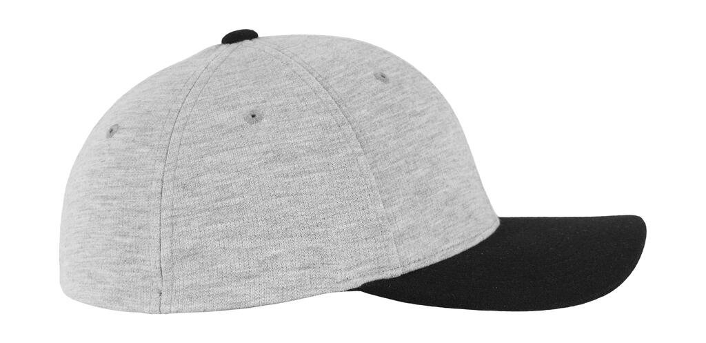 Casquette Flexfit Double Jersey 2-Tone gris / noir