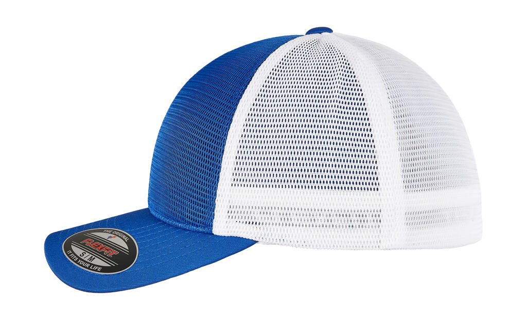 Casquette Flexfit 360 Omnimesh 2-Tone bleu roi / blanc