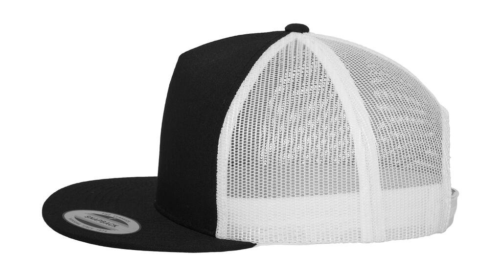Casquette Flexfit Classic Trucker 2-Tone noir / blanc