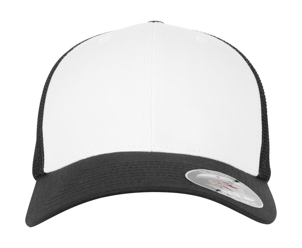 Casquette Flexfit Mesh Colored Front noir / blanc / noir