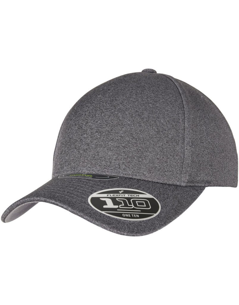 Casquette Flexfit 110 Melange Unipanel gris foncé