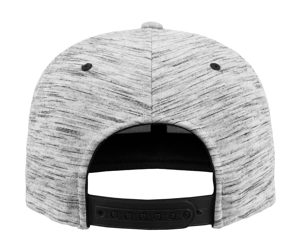 Casquette Flexfit Stripes Melange Crown Snapback noir / gris
