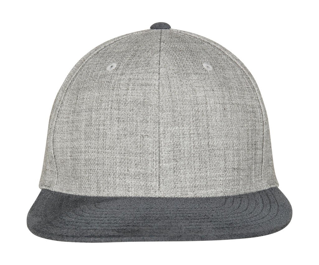 Casquette Flexfit Melange Velour Snapback gris / gris
