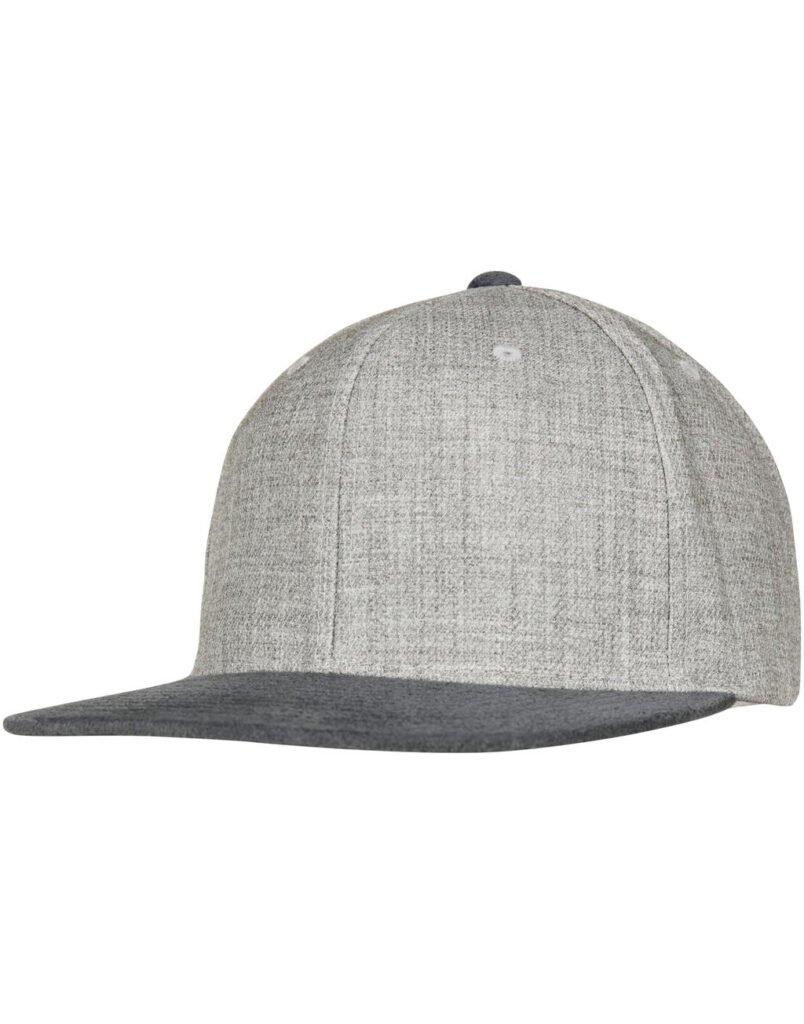 Casquette Flexfit Melange Velour Snapback gris / gris