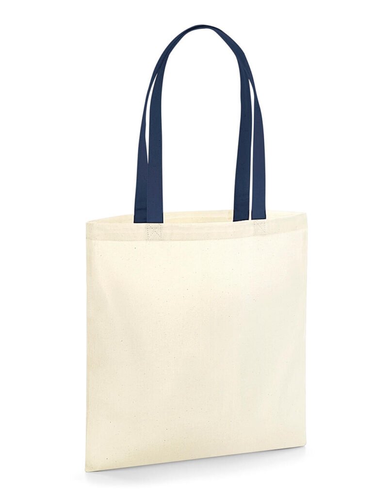 Tote bag Westford Mill EarthAware™ Organic for Life - Contrast Handle naturel / marine