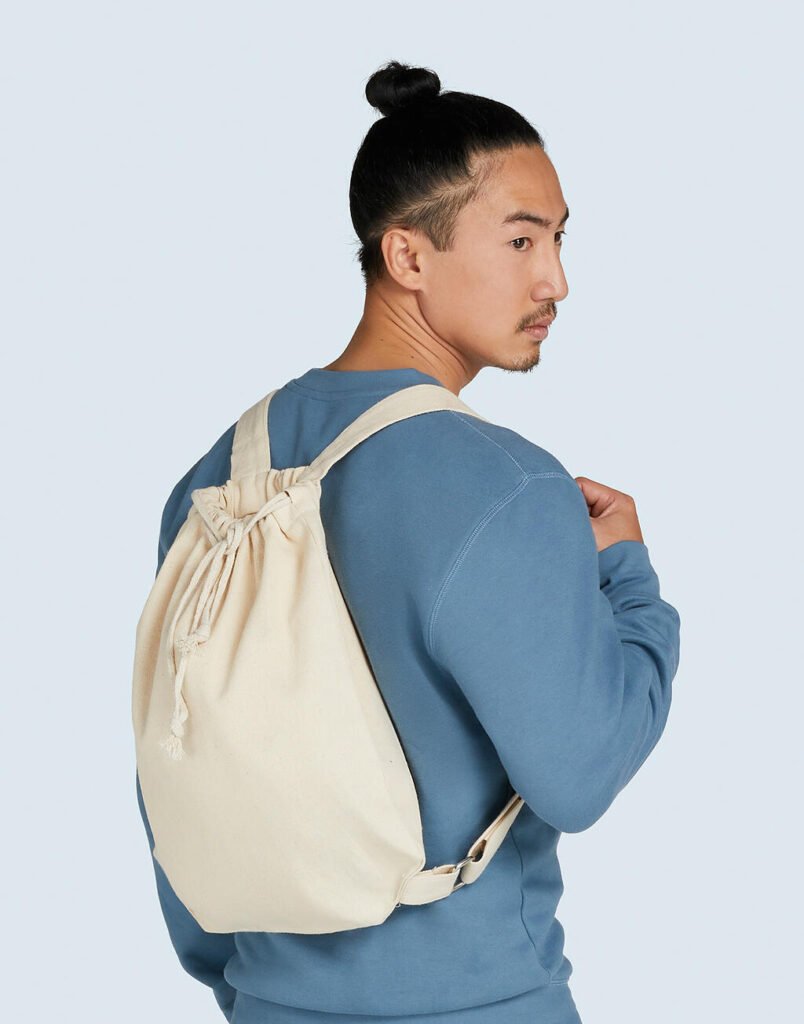 Sac à cordon SG Accessories - BAGS Canvas Backpack Straps Drawstring naturel