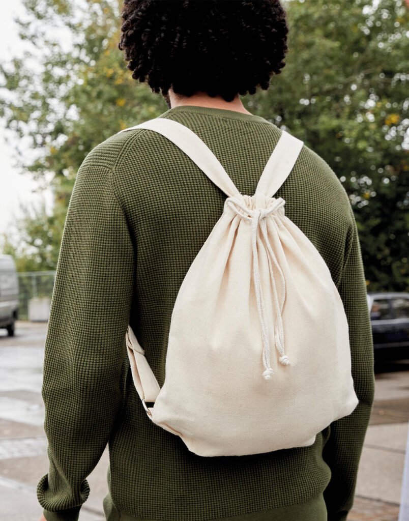Sac à cordon SG Accessories - BAGS Canvas Backpack Straps Drawstring naturel