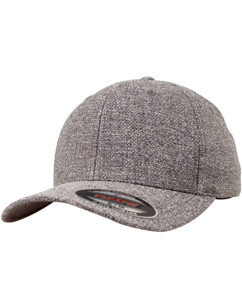 Casquette Flexfit Melange gris chiné foncé