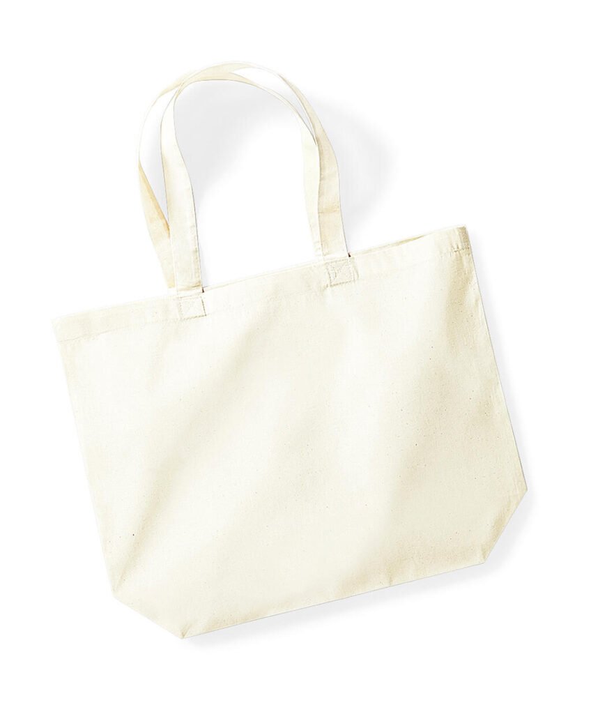 Tote bag Westford Mill Organic Premium Cotton Maxi Tote naturel