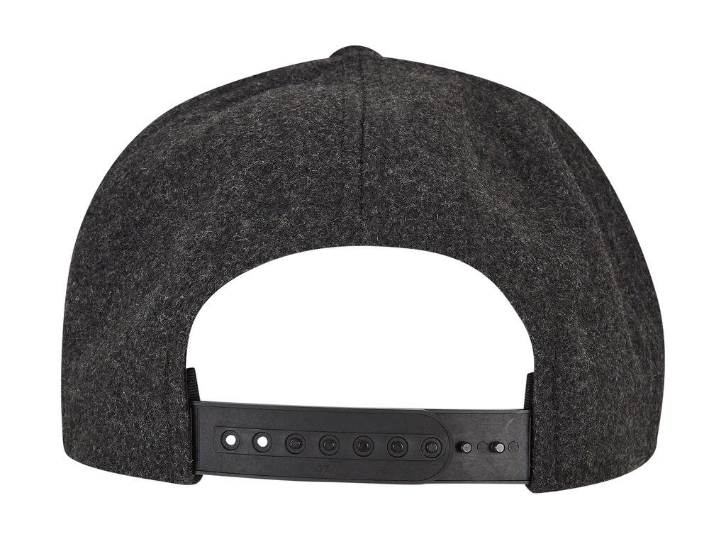 Casquette Flexfit Melton Wool Snapback gris foncé