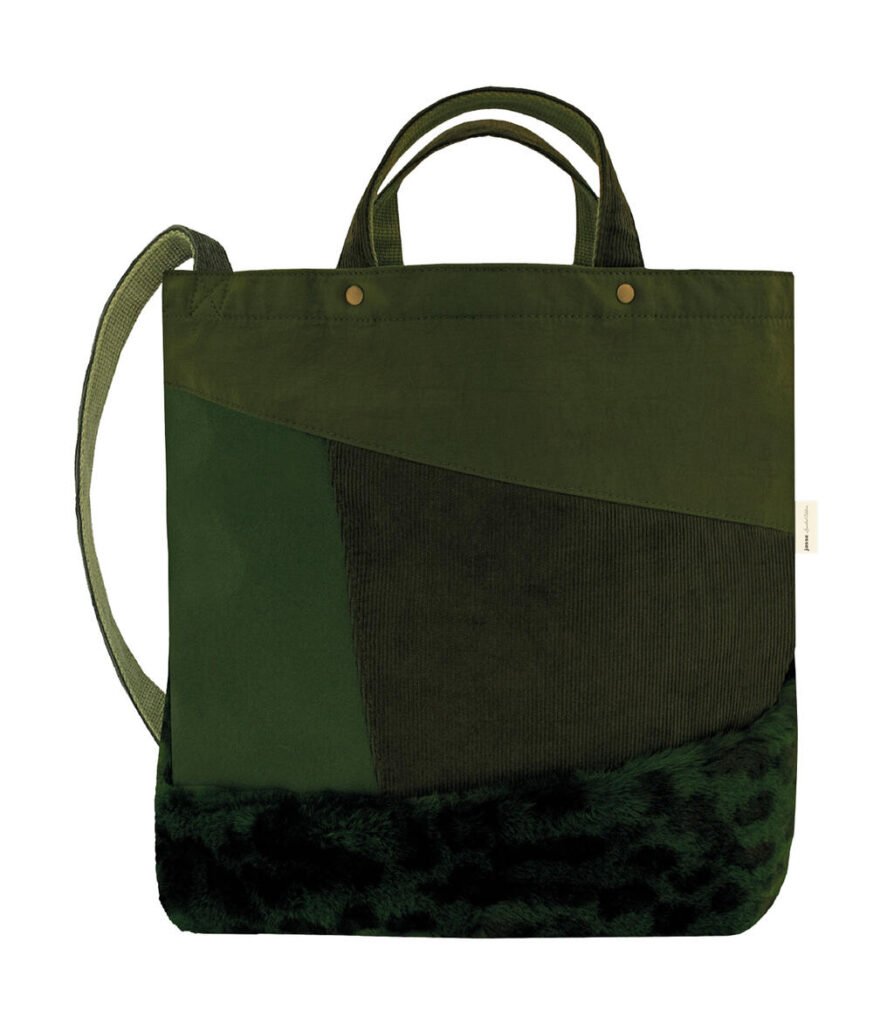 Sac SG Accessories - BAGS Satomi Faux Fur Shoulder olive green