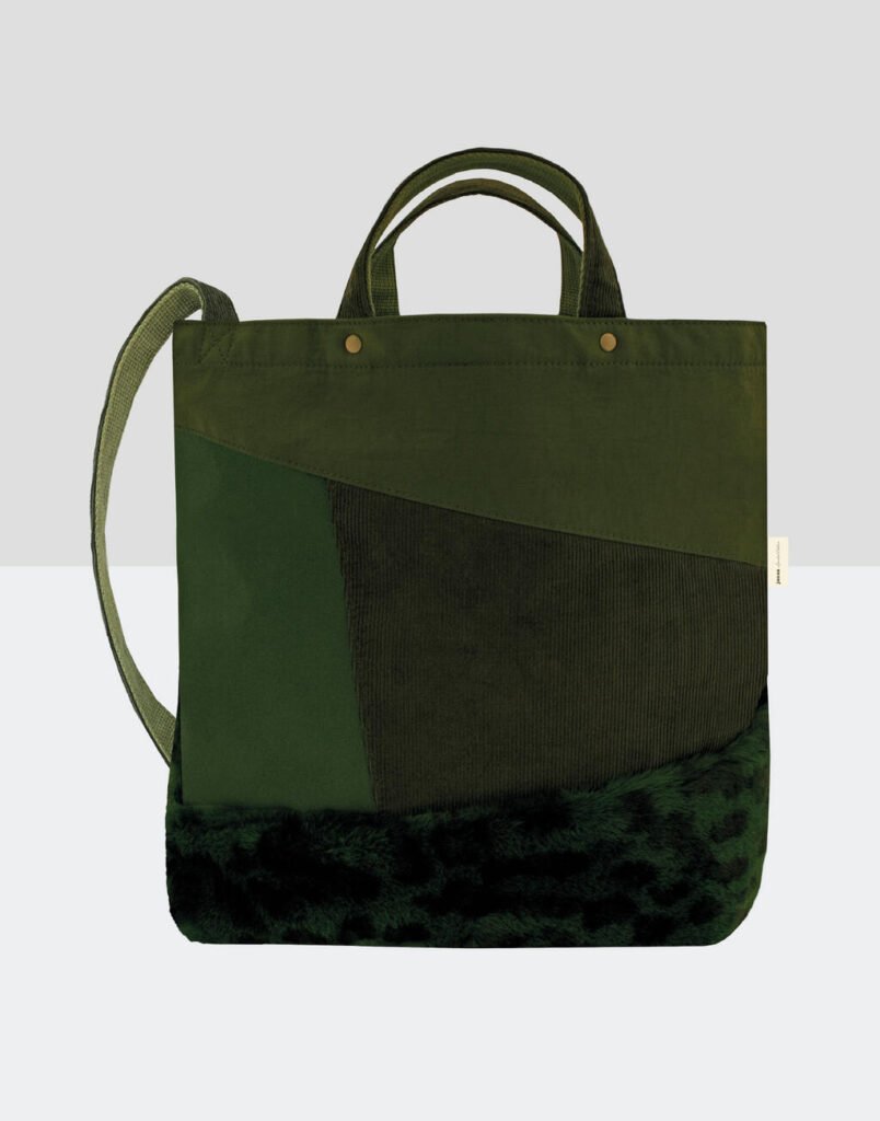 Sac SG Accessories - BAGS Satomi Faux Fur Shoulder olive green