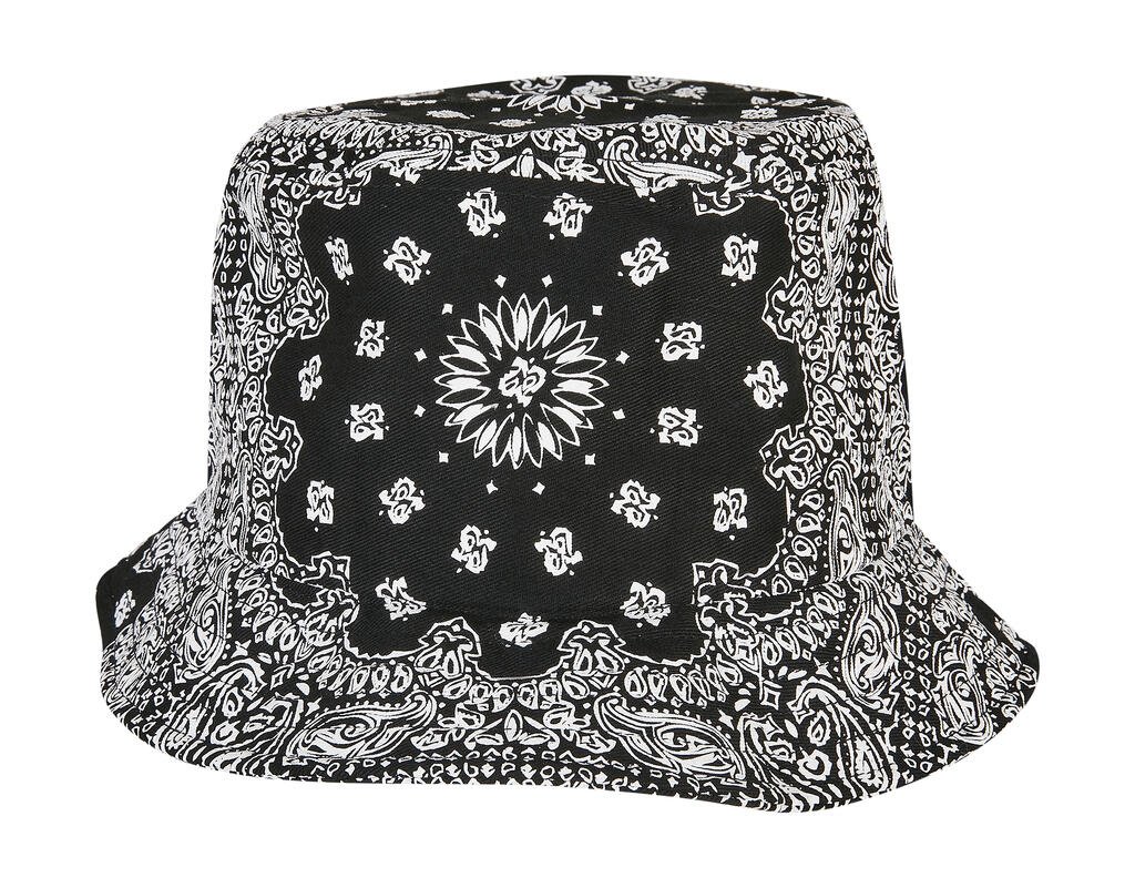 Flexfit Bandana Print Bucket Hat noir