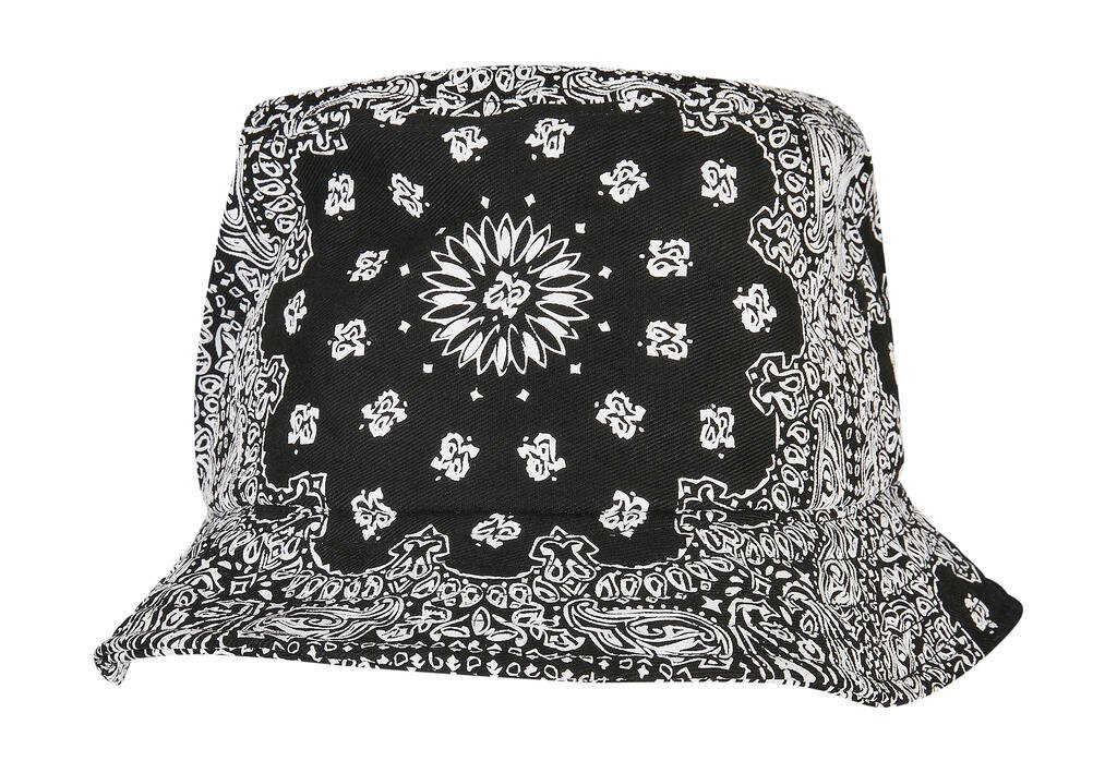 Flexfit Bandana Print Bucket Hat noir