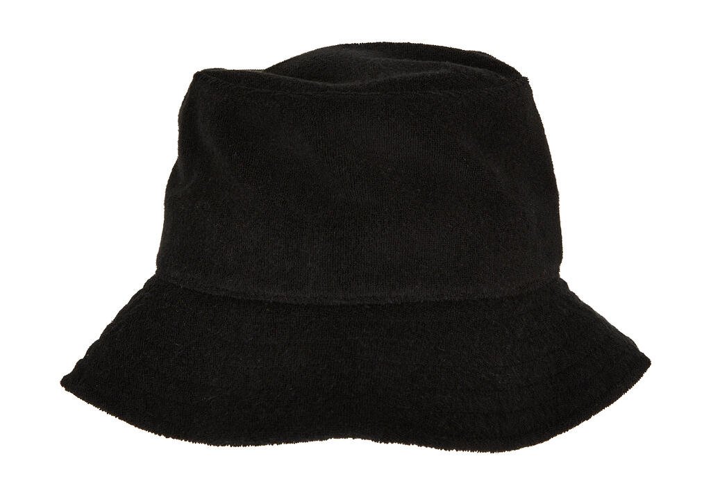 Flexfit Frottee Bucket Hat noir