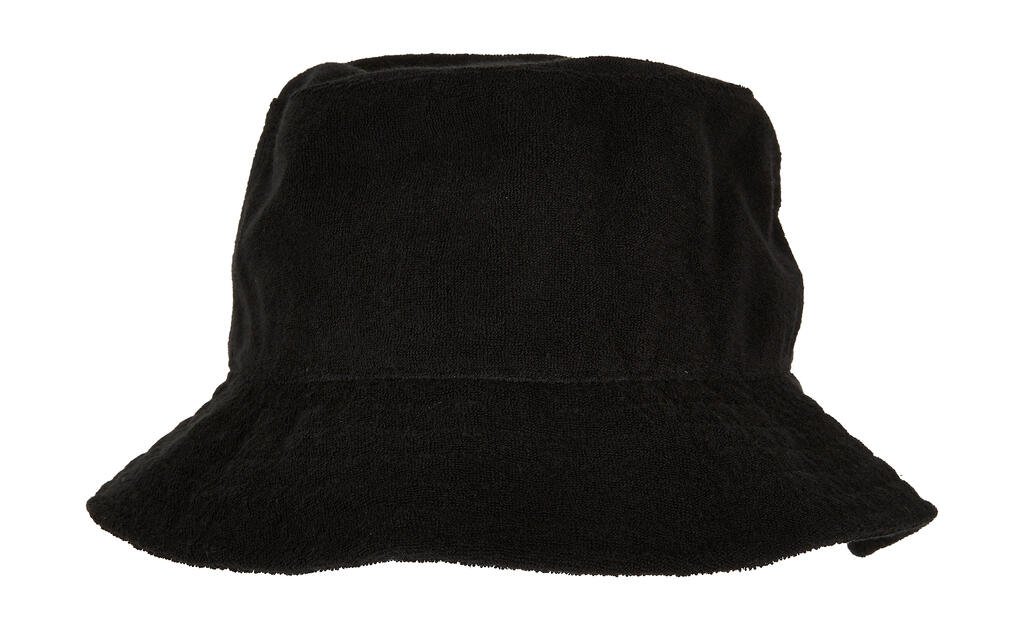 Flexfit Frottee Bucket Hat noir
