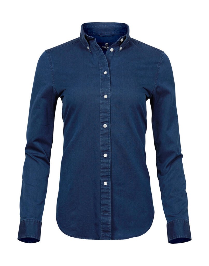 Chemise Tee Jays Casual Twill indigo