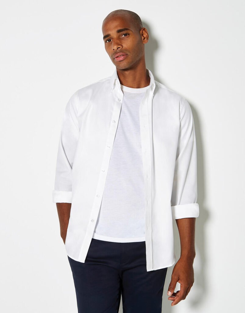 Chemise Kustom Kit Tailored Fit Premium Oxford blanc