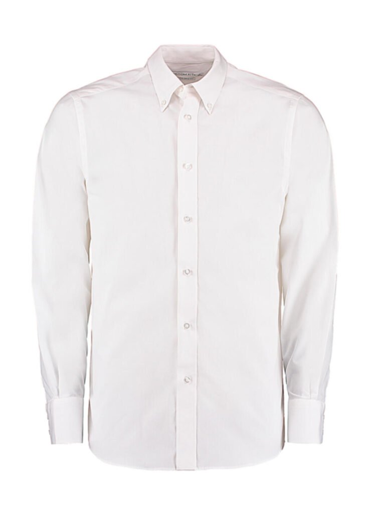 Chemise Kustom Kit Tailored Fit City blanc