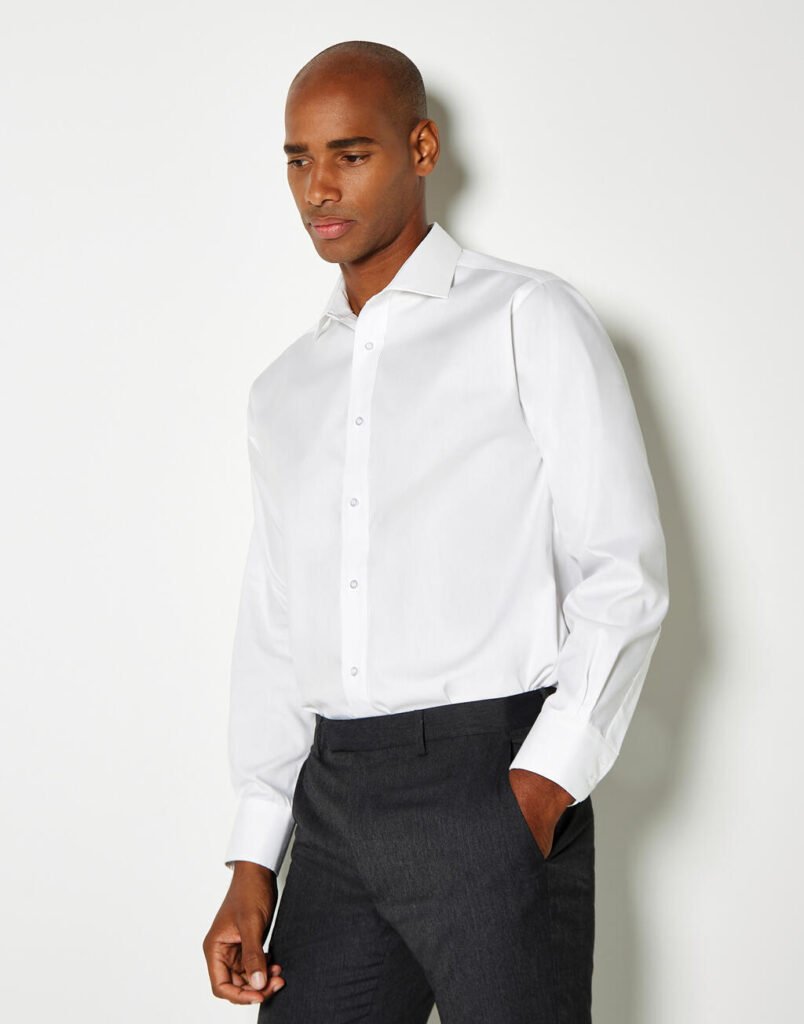 Chemise Kustom Kit Classic Fit Premium Cutaway Oxford blanc