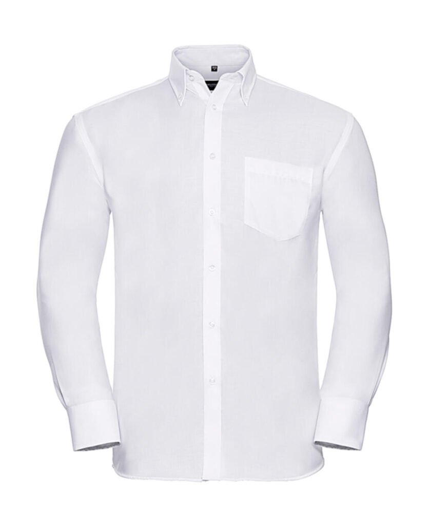 Chemise Russell Collection Men´s Long Sleeve Ultimate Non-iron blanc