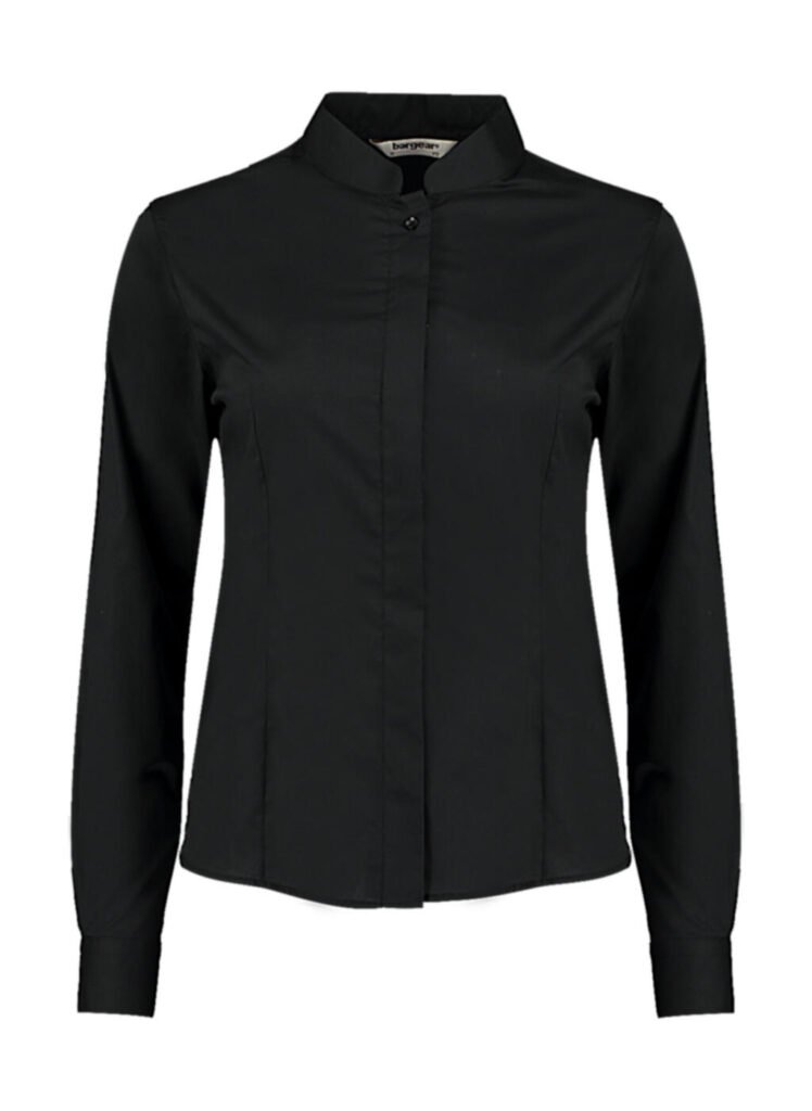 Bargear Tailored Fit Mandarin Collar noir
