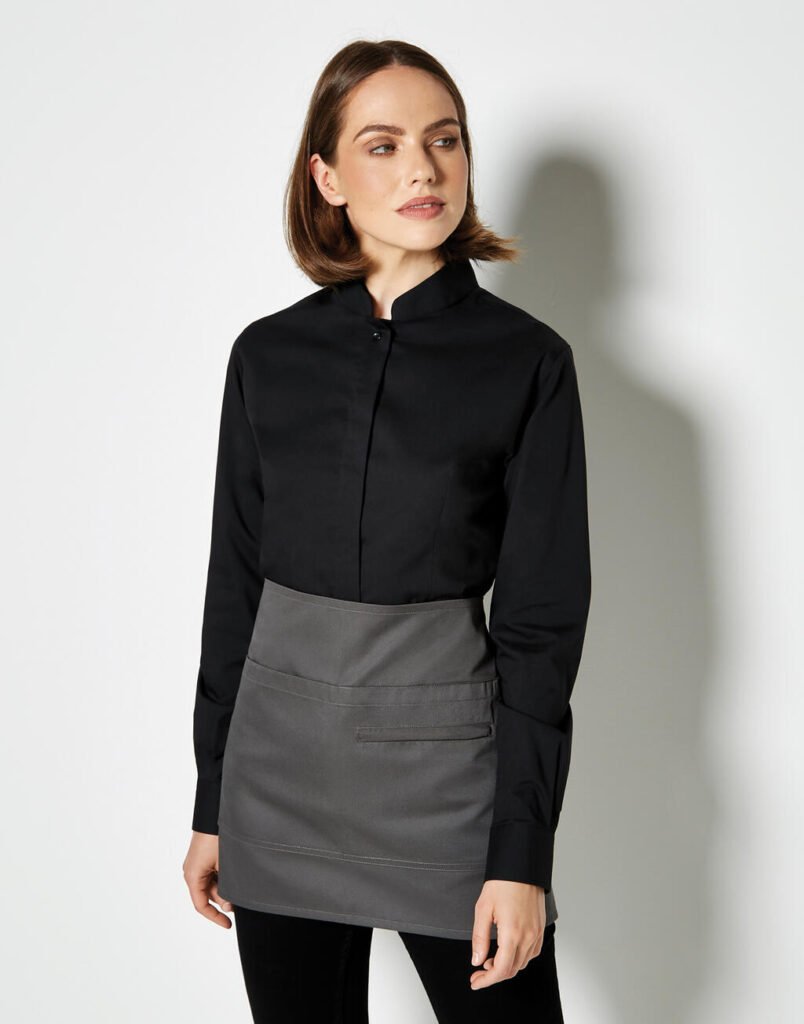 Bargear Tailored Fit Mandarin Collar noir