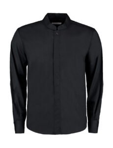 Tailored Fit Mandarin Collar