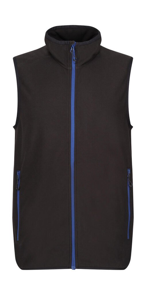 Polaire Regatta Professional Navigate Fleece Bodywarmer noir / new royal