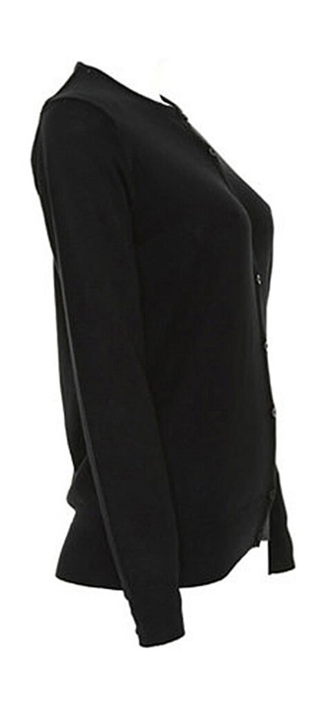 Pull Kustom Kit Classic Fit Arundel Crew Neck Cardigan noir