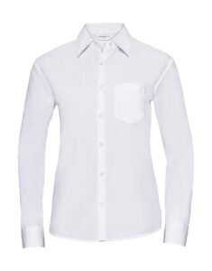 Ladies' LS Poplin
