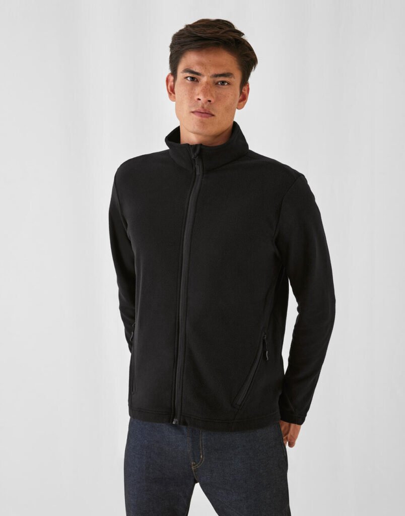 Polaire B&C Outerwear Coolstar Fleece Full Zip noir
