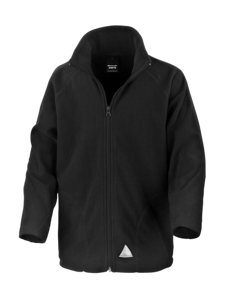 Polaire Result Core Junior Microfleece Top noir