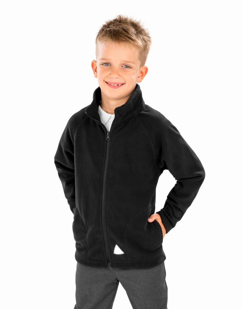 Polaire Result Core Junior Microfleece Top noir